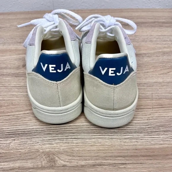 Veja V-10 Suede Multicolor Natural Babe Sneakers 6 - Picture 5 of 10